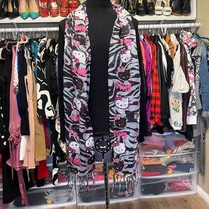Hello Kitty Zebra Print Scarf